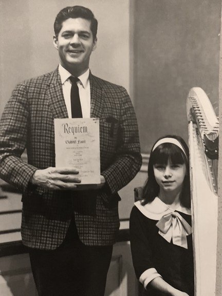 Nancy Allen receiving an award
